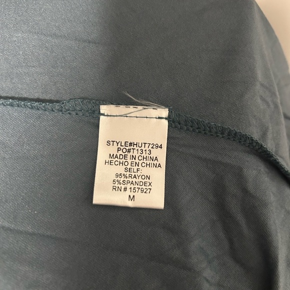 LA MIEL Blue Lace Accent Tank Top - Picture 4 of 4